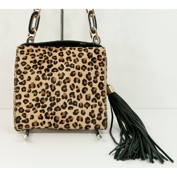 Diane Von Furstenberg Leopard Bon Bon Harper Bag - Picture 5 of 8
